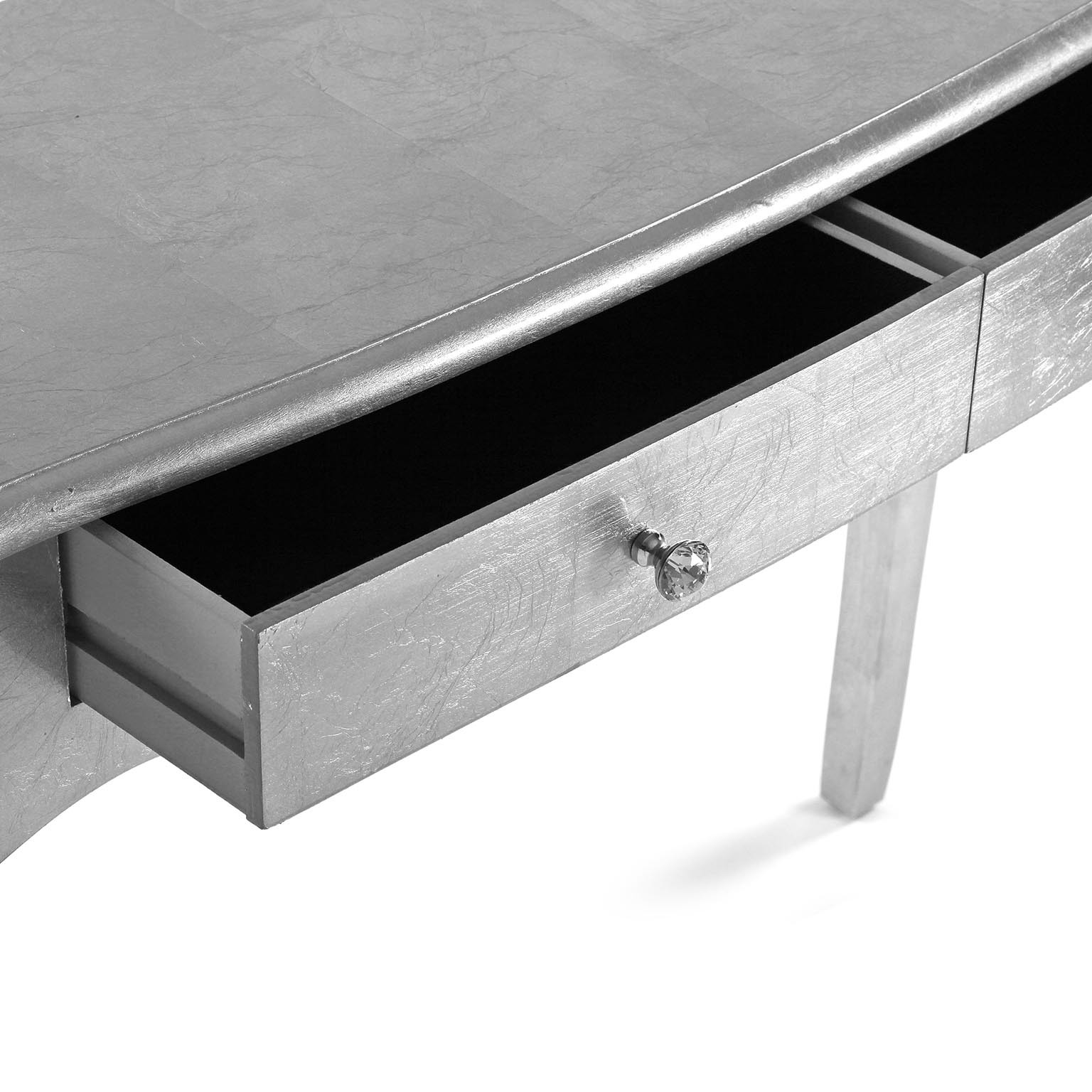 Consolle Cagliari Grande Argento Versa in legno 100x80x35 cm - immagine 6