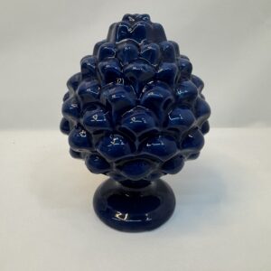 Pigna in porcellana blu cobalto 12x8 cm marchio Palais Royal
